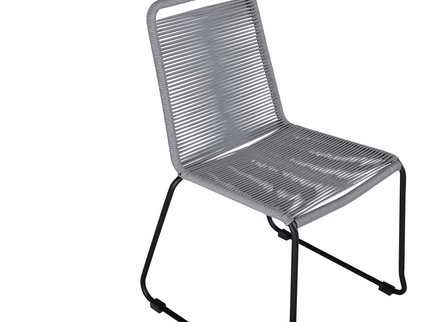 Venture Home Lindos Matstolar 2-Pack Grå Utomhus