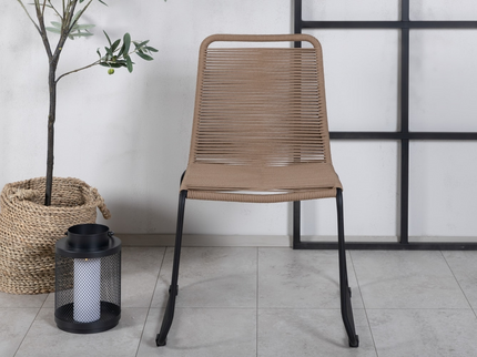 Venture Home Lindos Matstolar 2-Pack Brun Utomhus