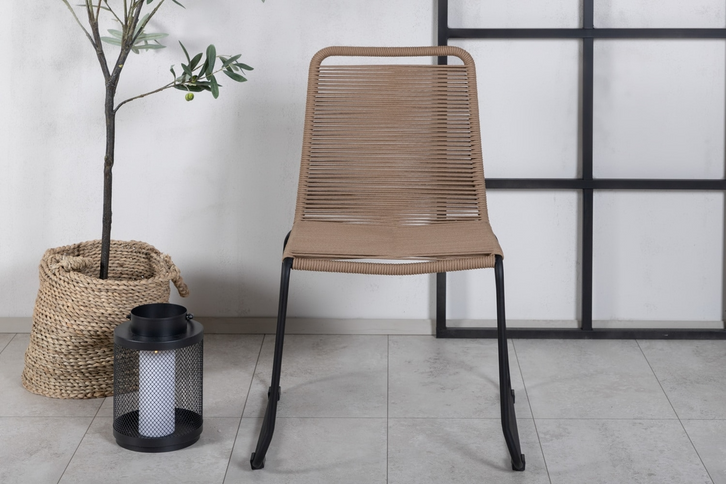 Venture Home Lindos Matstolar 2-Pack Brun Utomhus