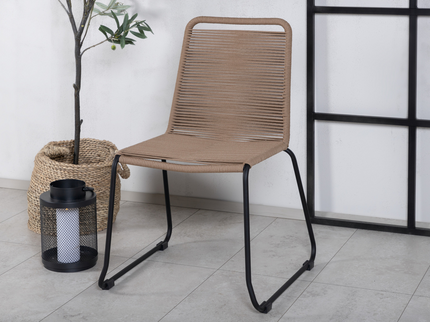 Venture Home Lindos Matstolar 2-Pack Brun Utomhus