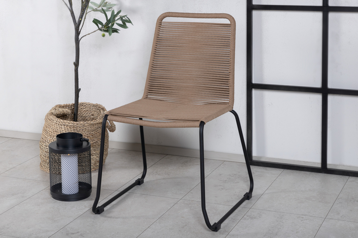 Venture Home Lindos Matstolar 2-Pack Brun Utomhus