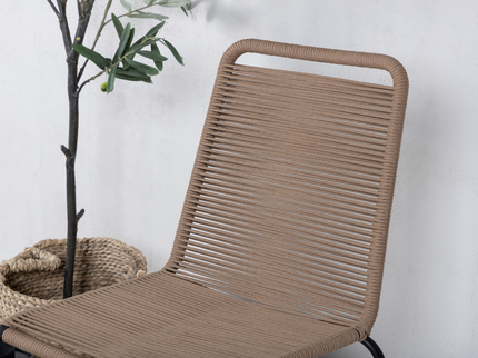 Venture Home Lindos Matstolar 2-Pack Brun Utomhus