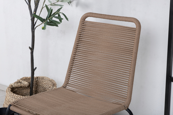 Venture Home Lindos Matstolar 2-Pack Brun Utomhus
