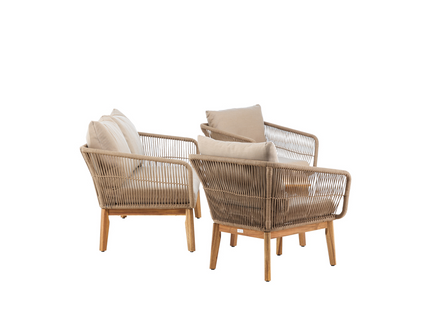 Venture Home Chania Soffgrupp Natur/Beige Utomhus