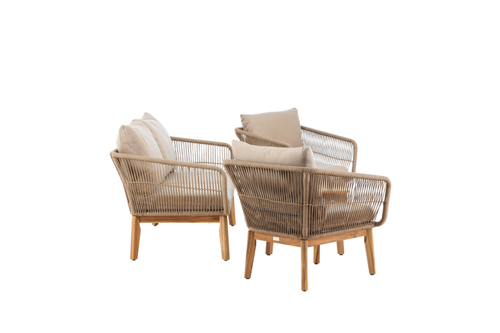 Venture Home Chania Soffgrupp Natur/Beige Utomhus