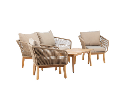 Venture Home Chania Soffgrupp Natur/Beige Utomhus