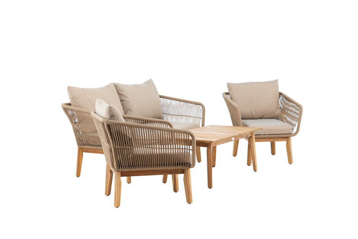 Venture Home Chania Soffgrupp Natur/Beige Utomhus