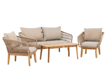 Venture Home Chania Soffgrupp Natur/Beige Utomhus