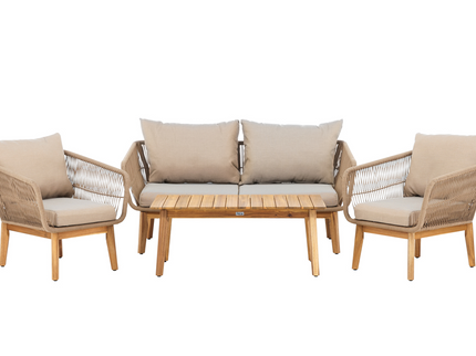 Venture Home Chania Soffgrupp Natur/Beige Utomhus