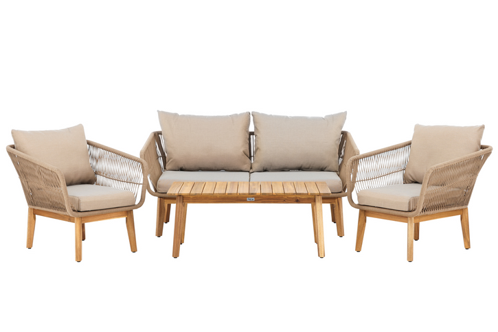 Venture Home Chania Soffgrupp Natur/Beige Utomhus