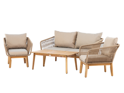 Venture Home Chania Soffgrupp Natur/Beige Utomhus