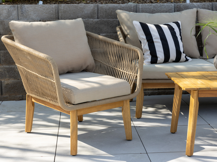 Venture Home Chania Soffgrupp Natur/Beige Utomhus