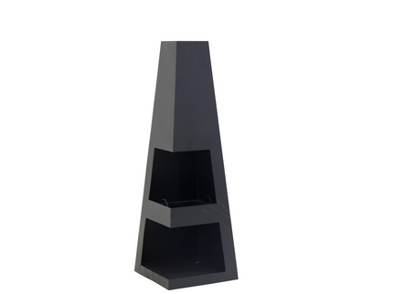 Venture Home Bastian Eldstad 40 x 40 x 120 Svart