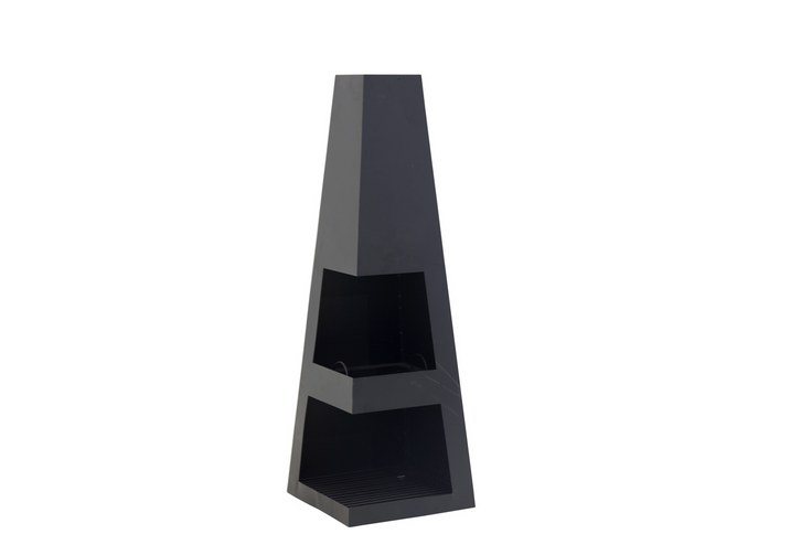 Venture Home Bastian Eldstad 40 x 40 x 120 Svart