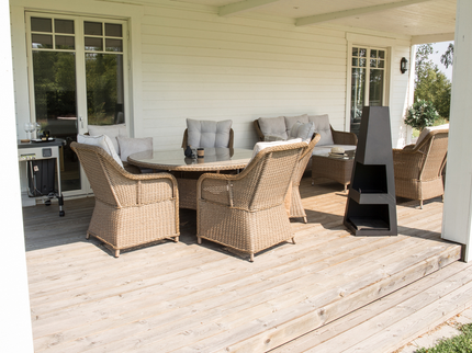 Venture Home Bastian Eldstad 40 x 40 x 120 Svart