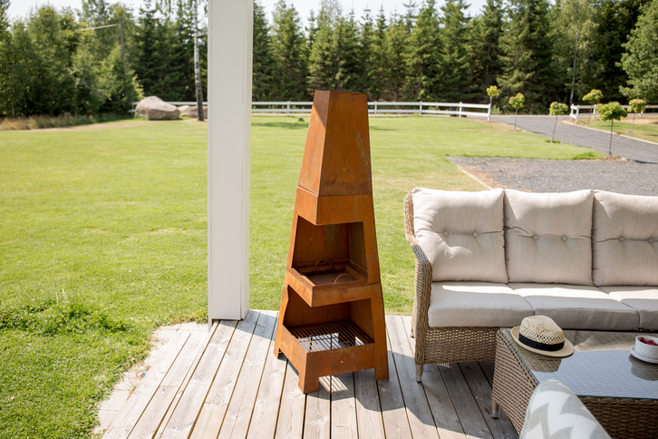 Venture Home Bastian Eldstad Ø50 Rusty