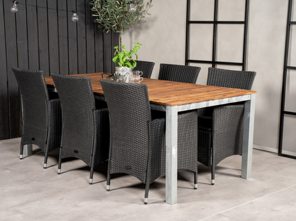 Venture Home Knick Matstolar 2-Pack Svart Utomhus