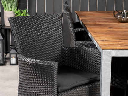 Venture Home Knick Matstolar 2-Pack Svart Utomhus