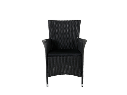 Venture Home Knick Matstolar 2-Pack Svart Utomhus