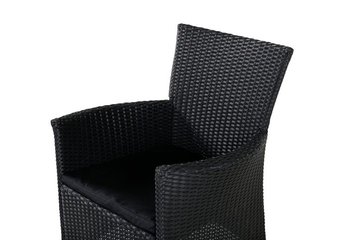 Venture Home Knick Matstolar 2-Pack Svart Utomhus