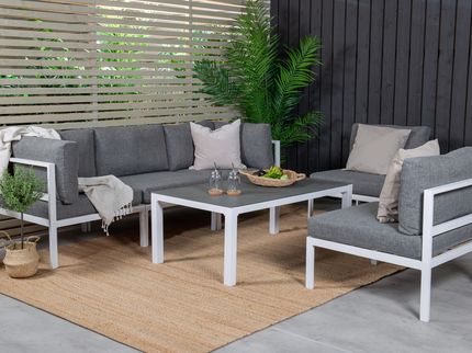 Venture Home Copacabana Soffbord 45 x 120 x 70 Grå Utomhus