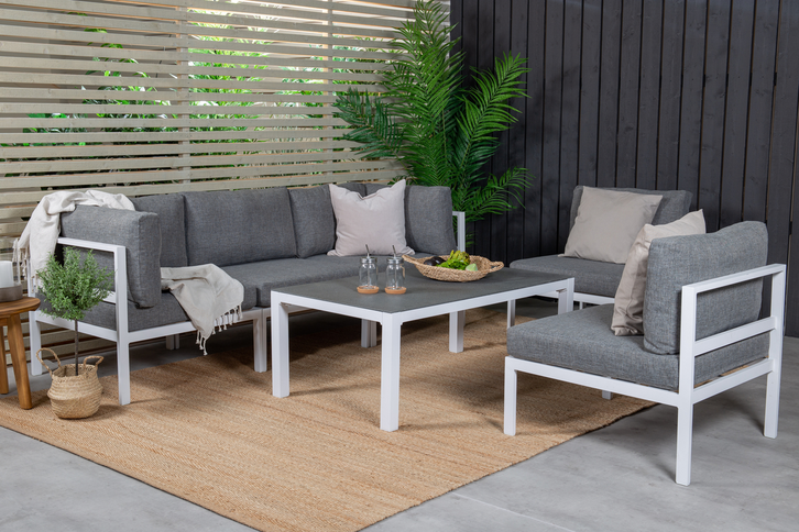 Venture Home Copacabana Soffbord 45 x 120 x 70 Grå Utomhus