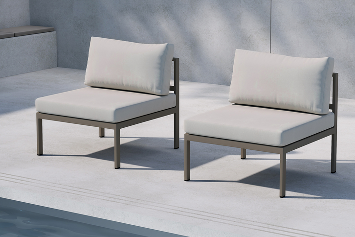 Venture Home Copacabana Soffmodul Mitten Brun