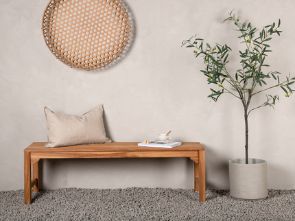 Venture Home Kenya Bänk 150 x 40 Natur Utomhus
