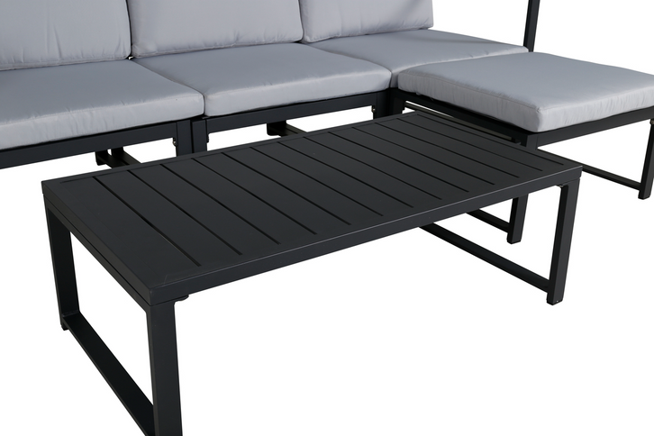 Venture Home Salvador Soffgrupp Svart Utomhus