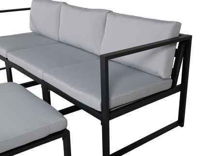 Venture Home Salvador Soffgrupp Svart Utomhus
