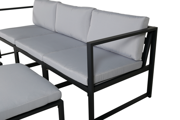Venture Home Salvador Soffgrupp Svart Utomhus