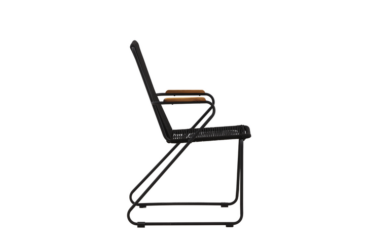 Venture Home Bois Matstolar 2-Pack Svart Utomhus