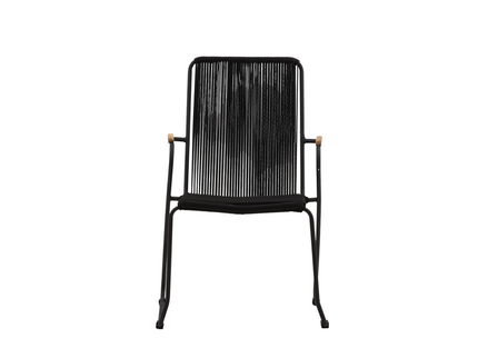Venture Home Bois Matstolar 2-Pack Svart Utomhus