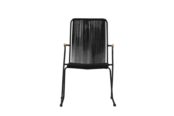 Venture Home Bois Matstolar 2-Pack Svart Utomhus