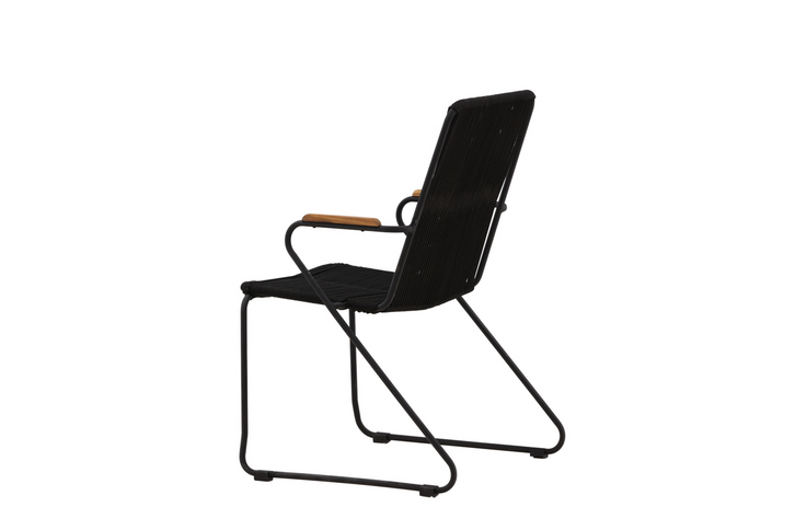 Venture Home Bois Matstolar 2-Pack Svart Utomhus