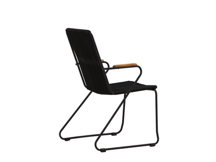 Venture Home Bois Matstolar 2-Pack Svart Utomhus