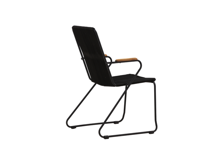 Venture Home Bois Matstolar 2-Pack Svart Utomhus