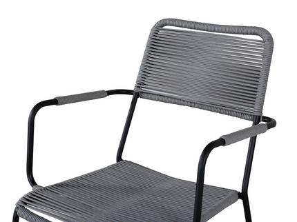 Venture Home Lindos Matstolar 2-Pack Grå Utomhus