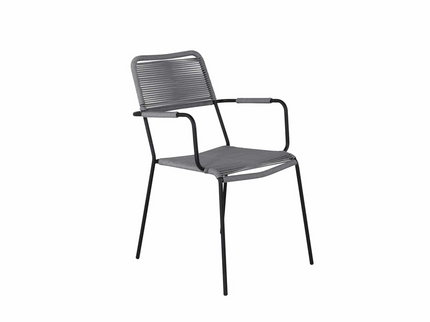Venture Home Lindos Matstolar 2-Pack Grå Utomhus