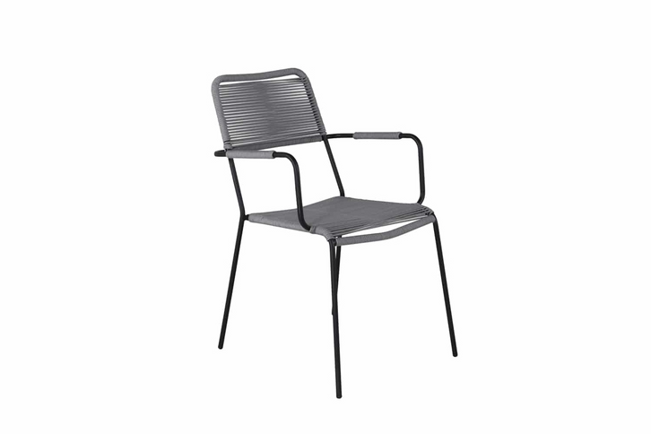 Venture Home Lindos Matstolar 2-Pack Grå Utomhus