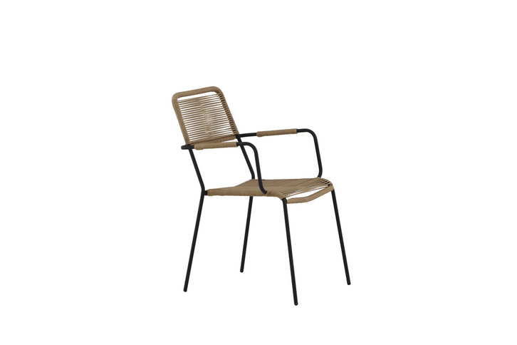 Venture Home Lindos Matstolar 2-Pack Brun Utomhus