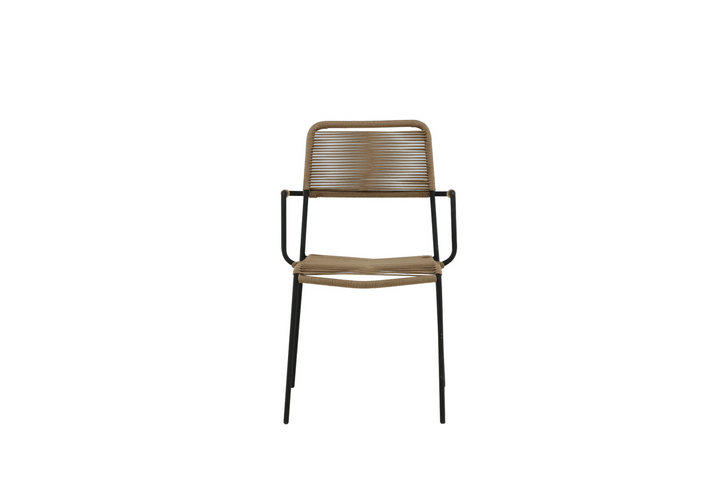 Venture Home Lindos Matstolar 2-Pack Brun Utomhus