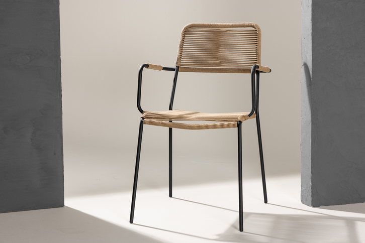 Venture Home Lindos Matstolar 2-Pack Brun Utomhus