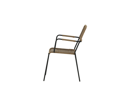 Venture Home Lindos Matstolar 2-Pack Brun Utomhus