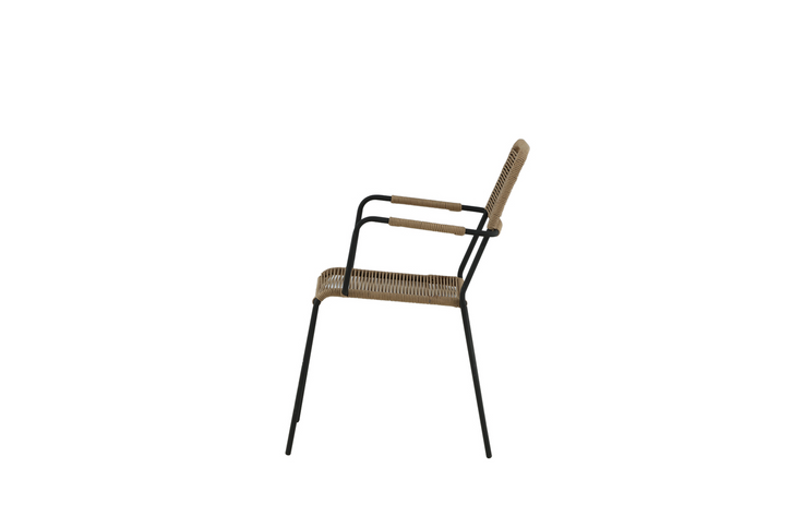 Venture Home Lindos Matstolar 2-Pack Brun Utomhus