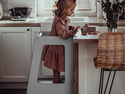 MeowBaby Hjälpa Till Pall Scandi, Grå