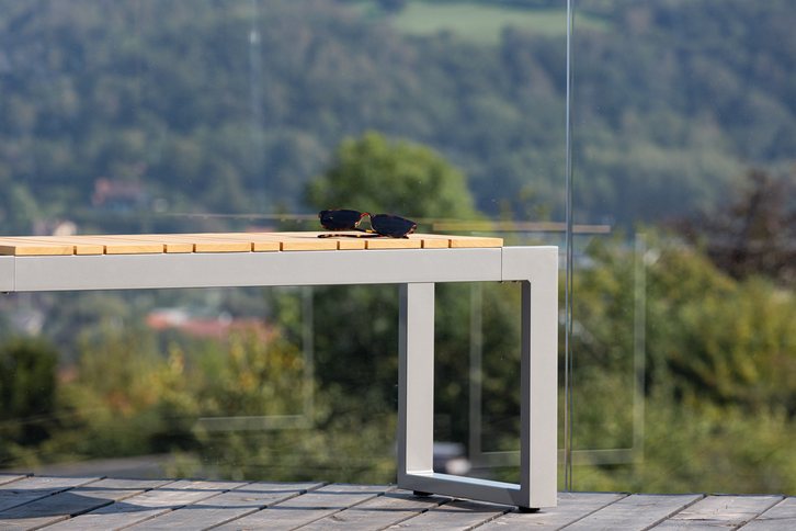 Venture Home Zenia Bänk 40x100x38 Mörkgrå Utomhus