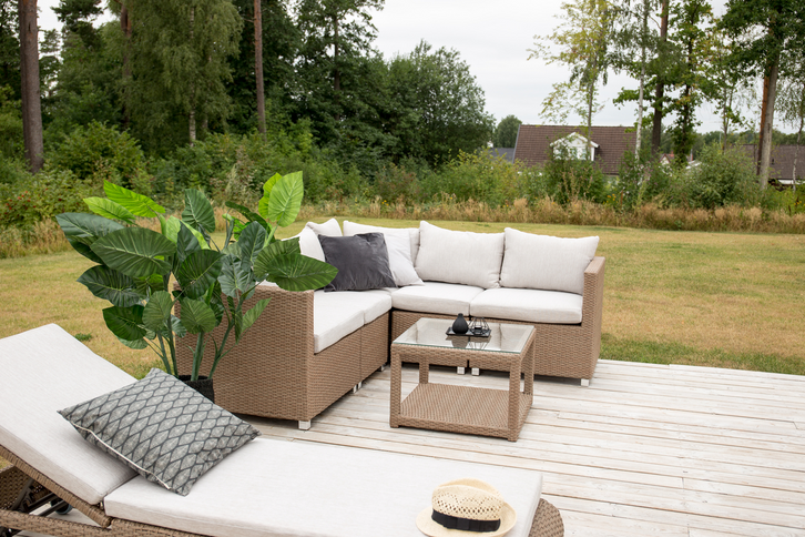 Venture Home Vamos Hörnsoffgrupp Natur Utomhus