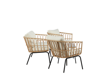 Venture Home Ortigia Loungeset Natur Utomhus