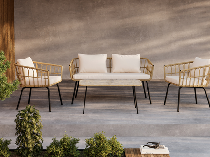 Venture Home Ortigia Loungeset Natur Utomhus